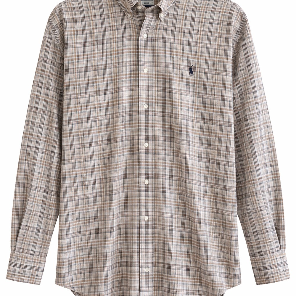 Vintage Ralph Lauren plaid  Shirt - Brown